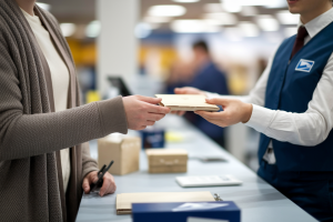 client-employe-guichet-colis