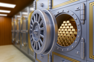 coffre-fort-ouvert-lingots-or