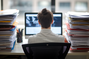 personne-dos-bureau-papiers-ordinateur