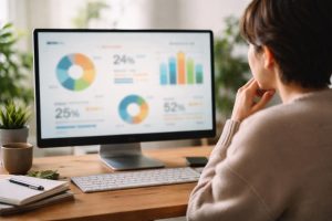 bureau-moderne-ordinateur-plantes-lumiere-naturelle