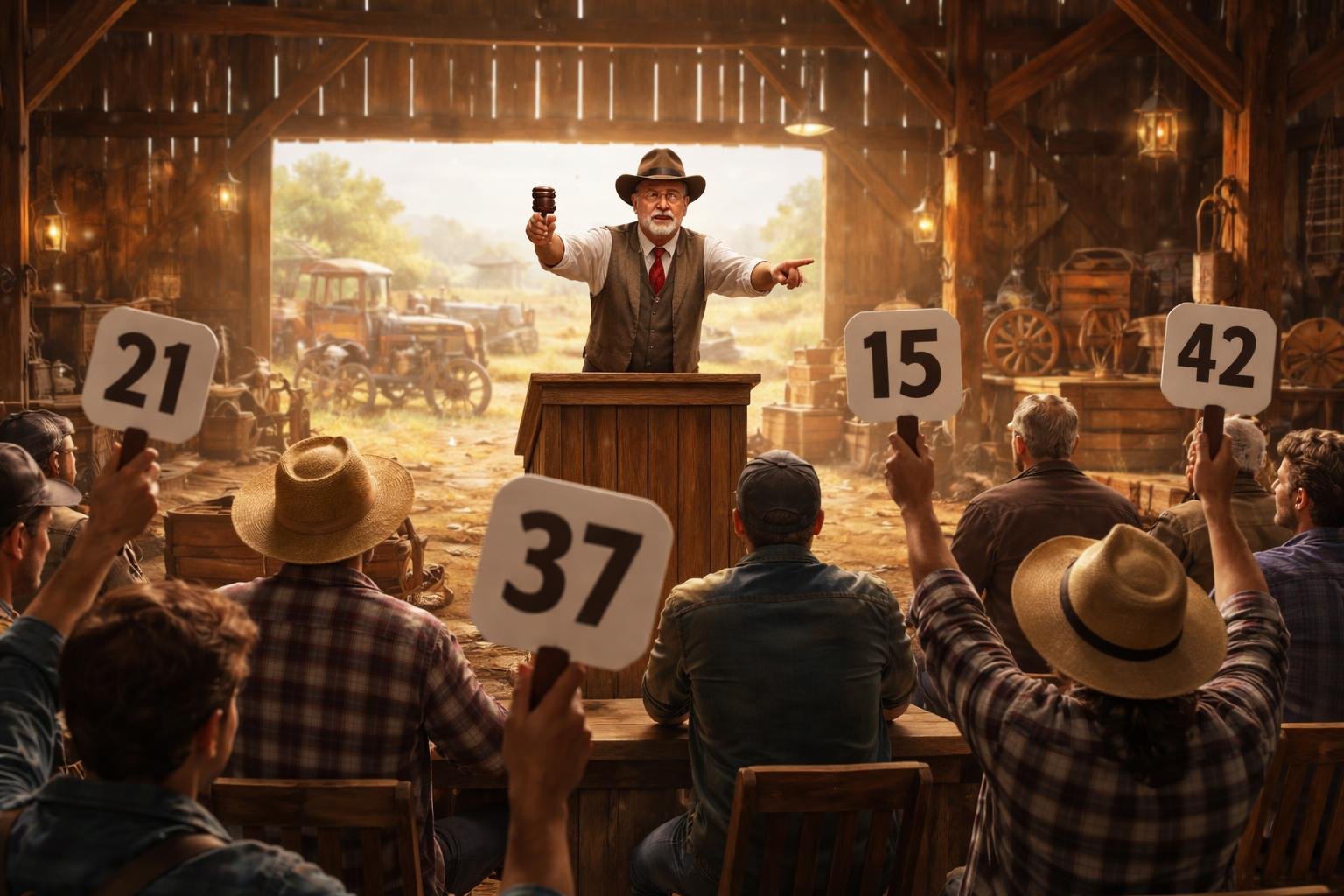 Vente aux Enchères Ferme : Comment Ça Marche ?