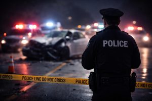 policier-accident-route-barrieres-lumieres