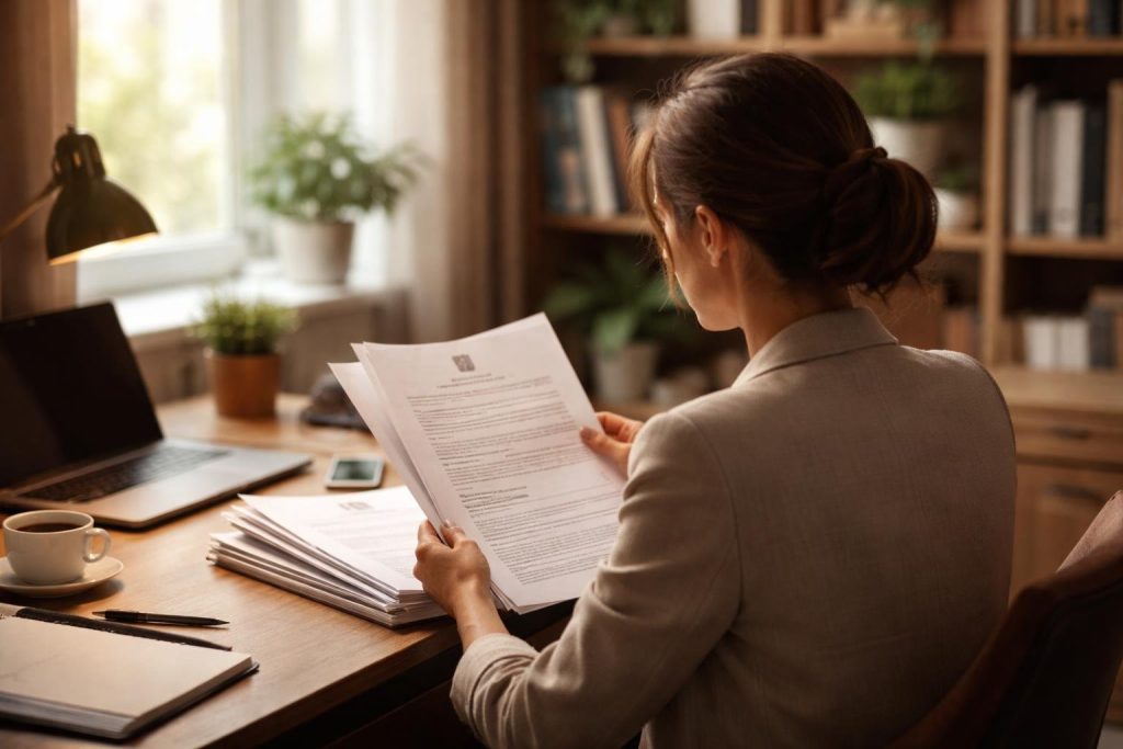 personne-bureau-documents-etagere-livres