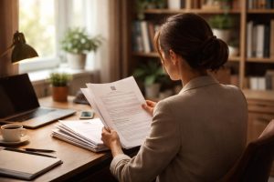 personne-bureau-documents-etagere-livres